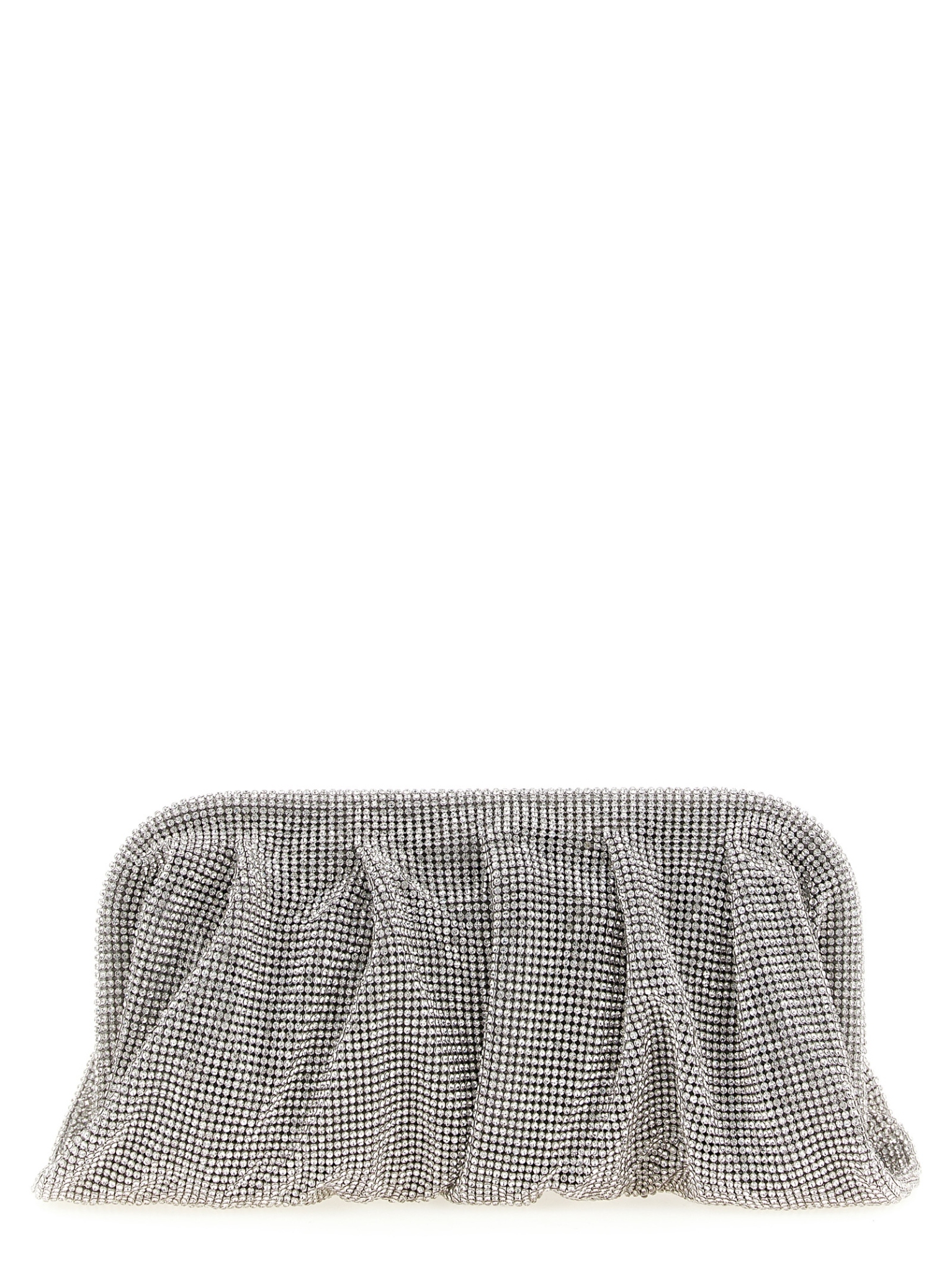 [Benedetta Bruzziches] Clutch bag FW26 0010019CRYSTALONSILVER