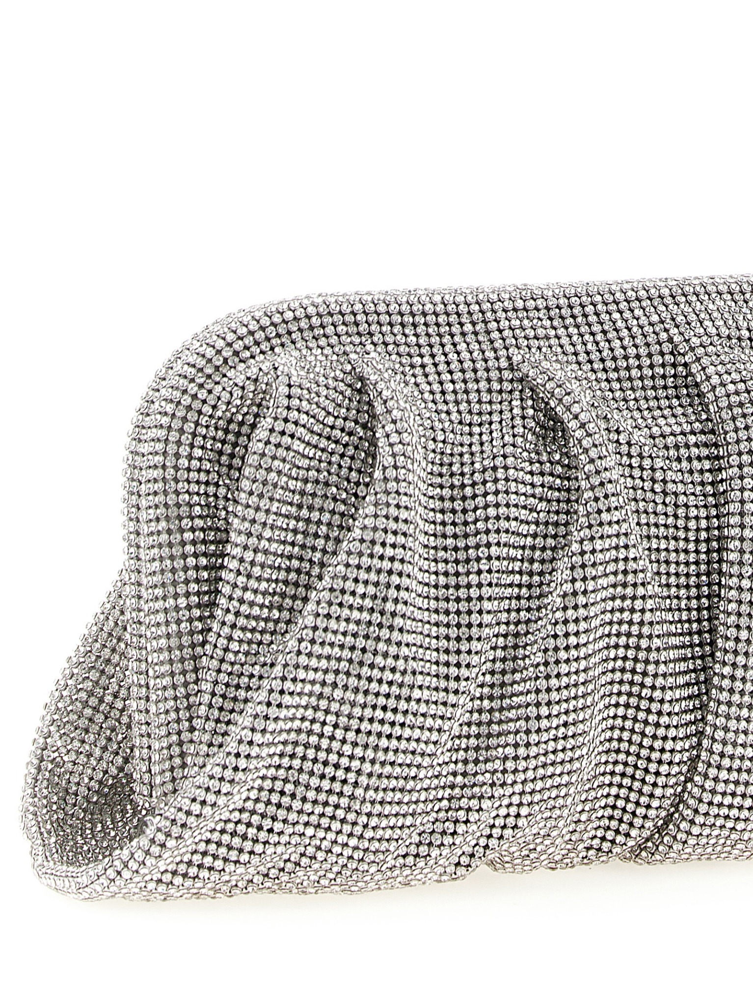 [Benedetta Bruzziches] Clutch bag FW26 0010019CRYSTALONSILVER