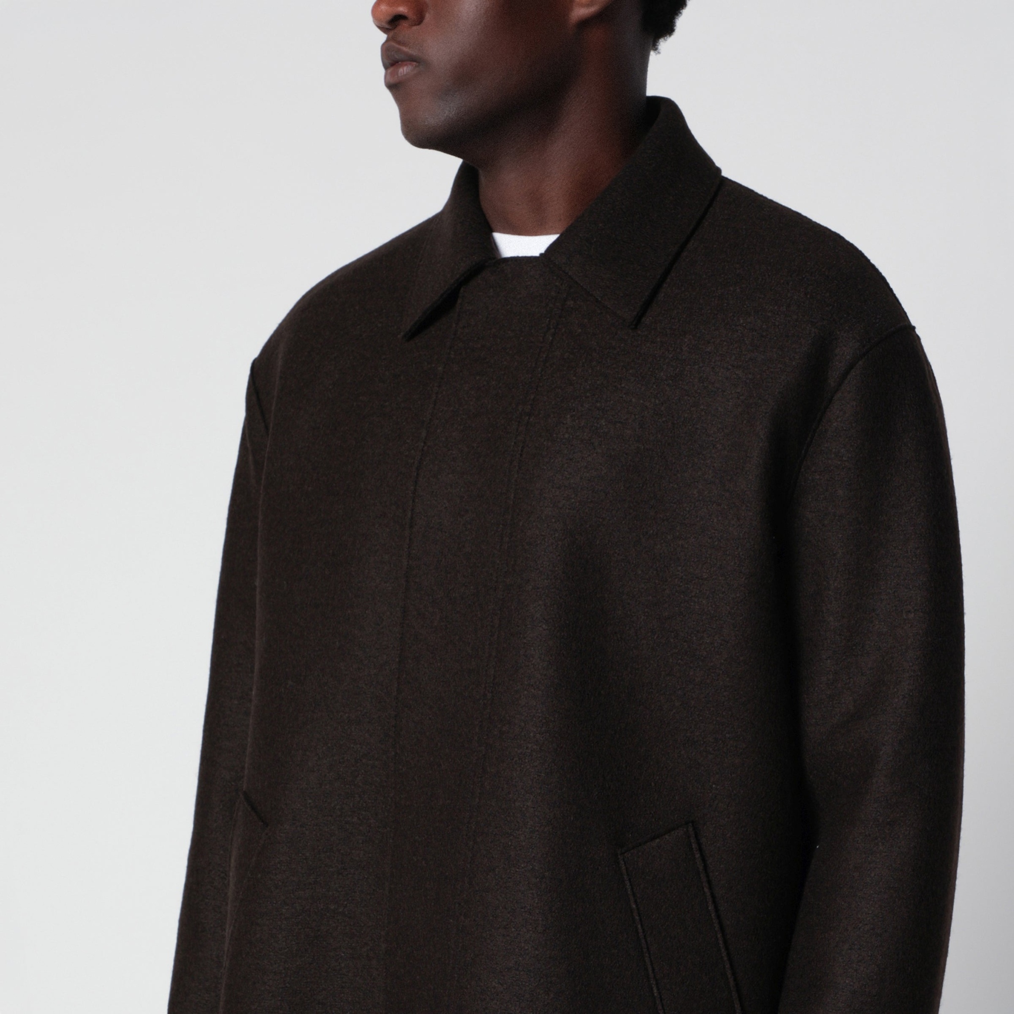[Harris Wharf London] Coat FW26 CE9134MLK