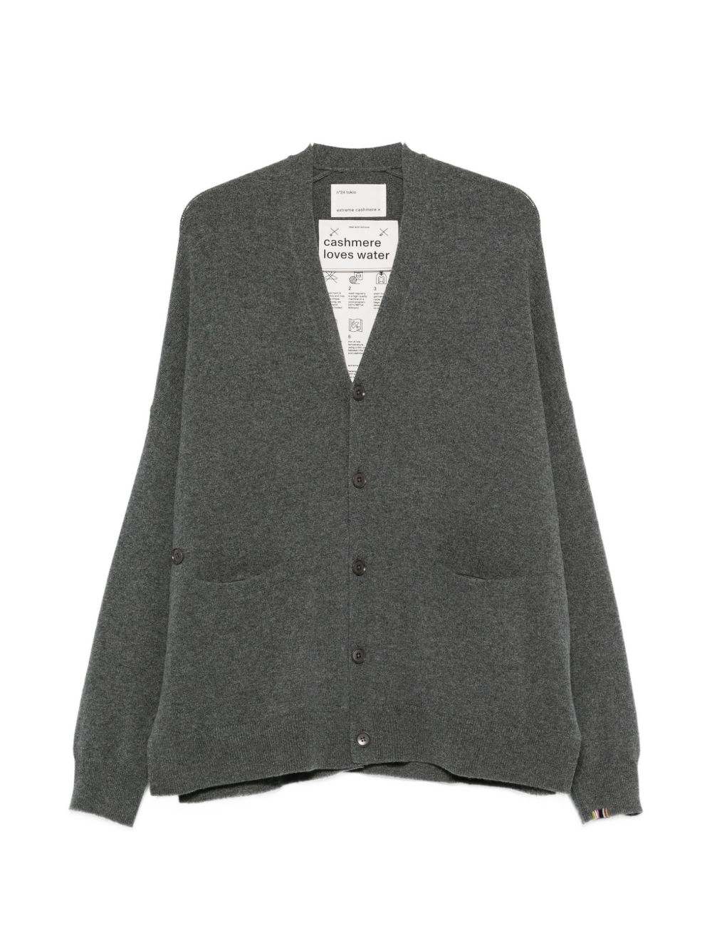 [Extreme Cashmere] Cardigan FW26 024TOKIO098