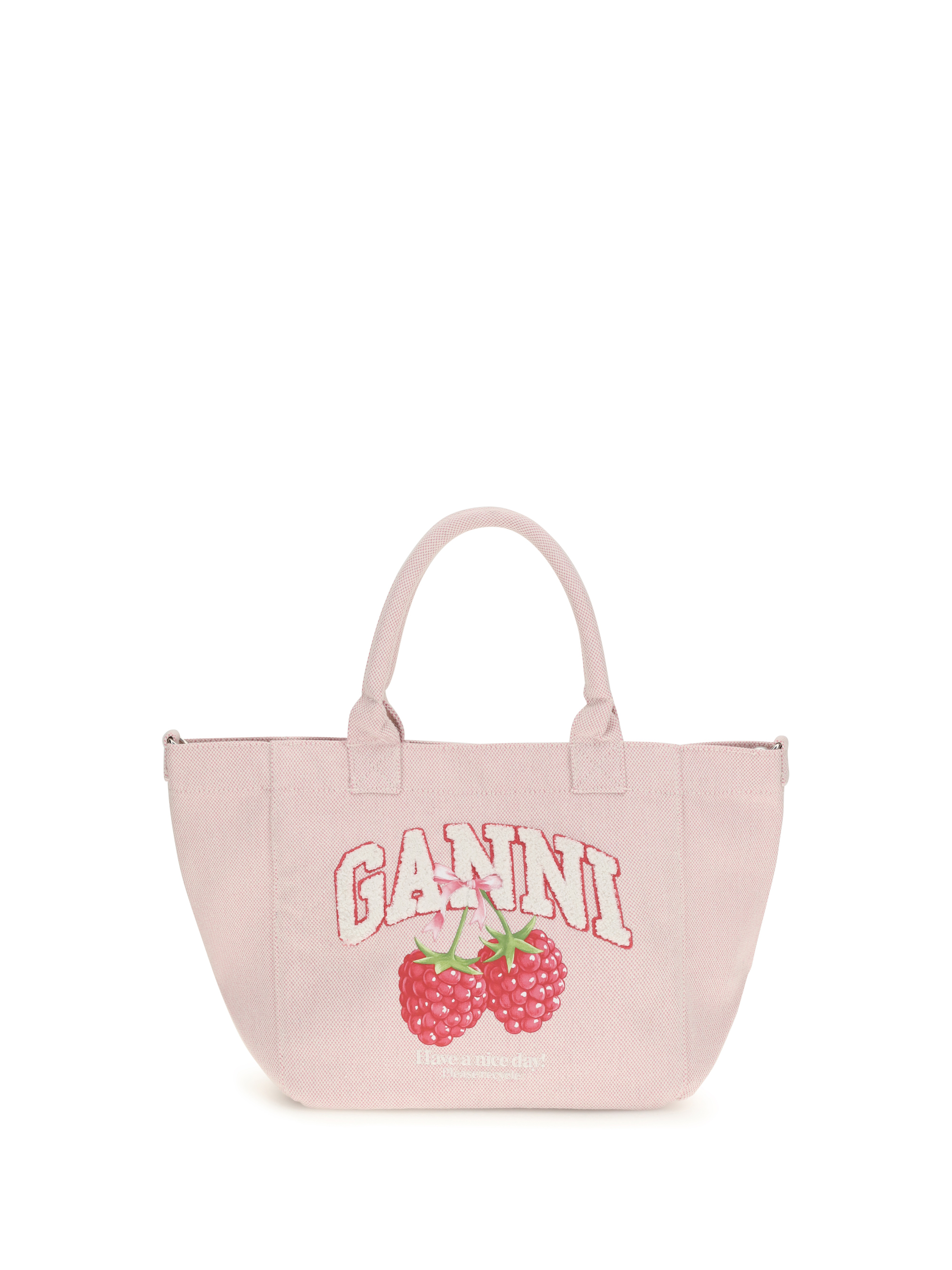 Small easy Shopper raspberry print