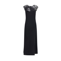 Silk Dress with lace