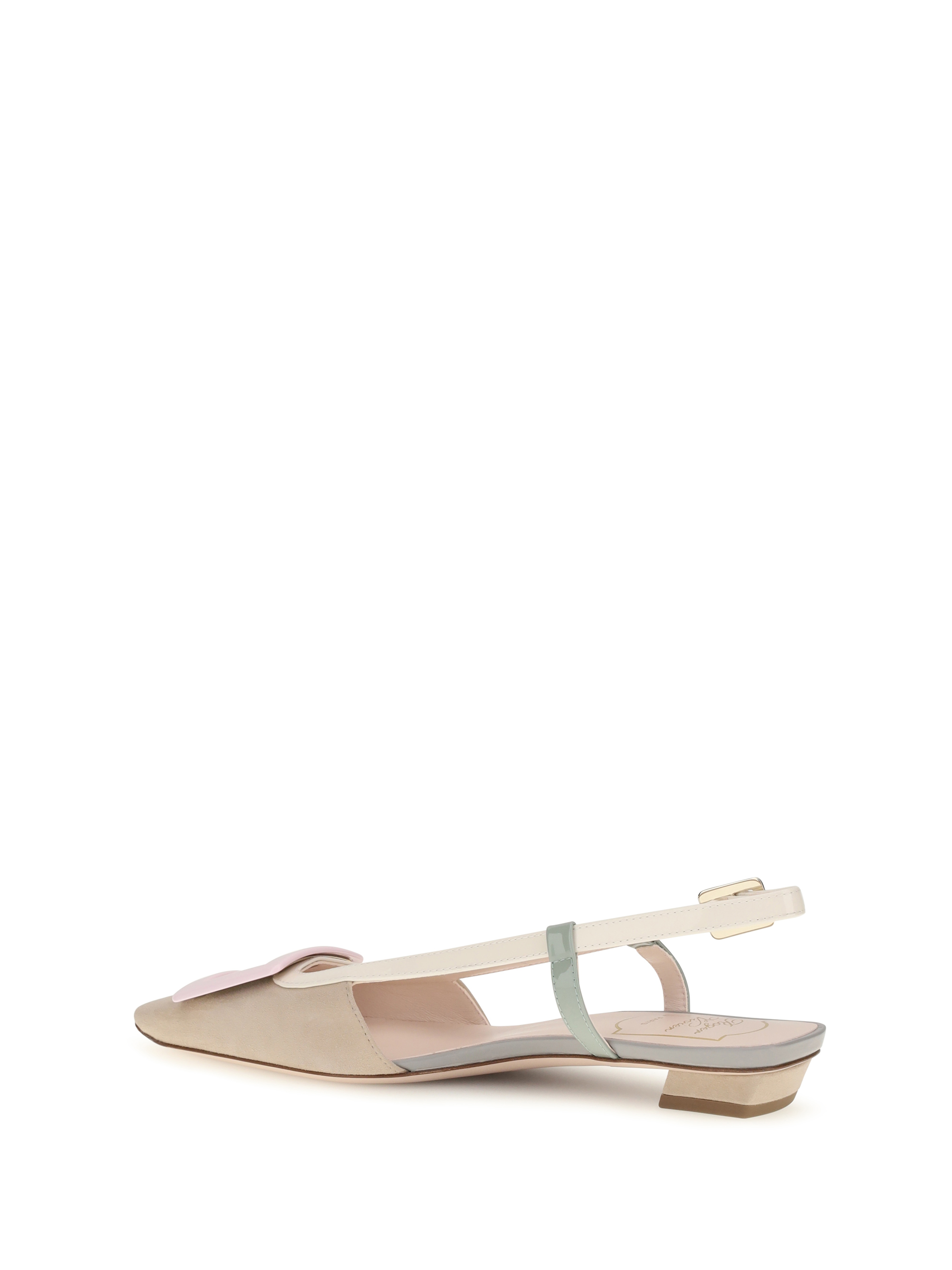 Suede Belle Vivier slingback Ballerinas