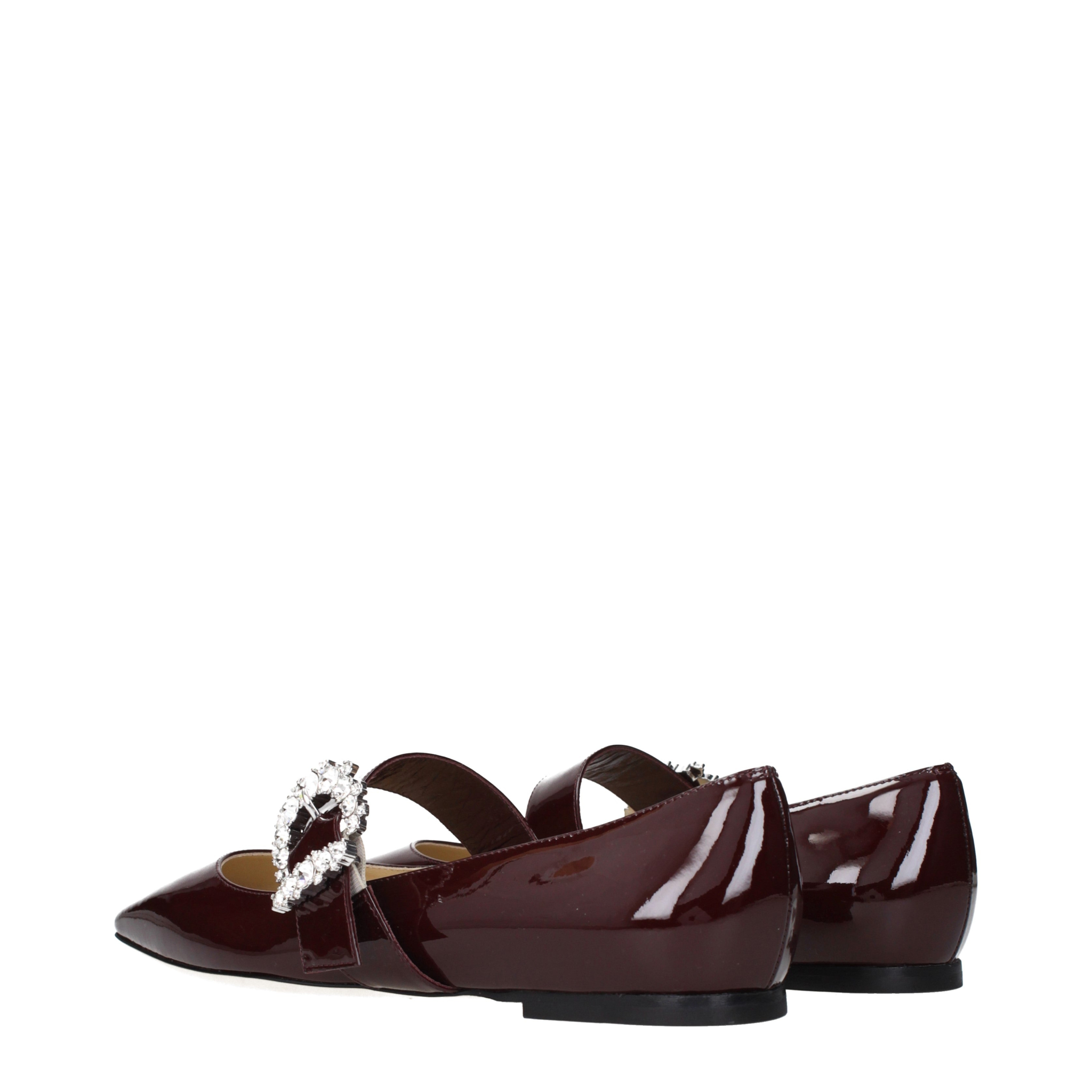 [Jimmy Choo] Flat shoes SS25 CHERIBALLERINAOPATBURGUNDY
