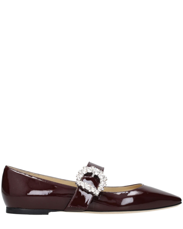 [Jimmy Choo] Flat shoes SS25 CHERIBALLERINAOPATBURGUNDY
