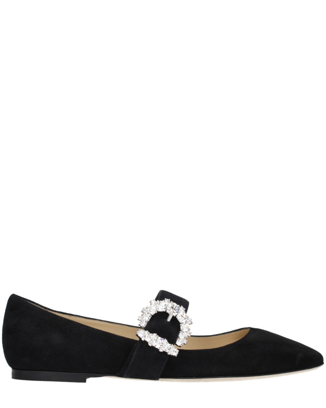 [Jimmy Choo] Flat shoes SS25 CHERIBALLERINAOSUEBLACK