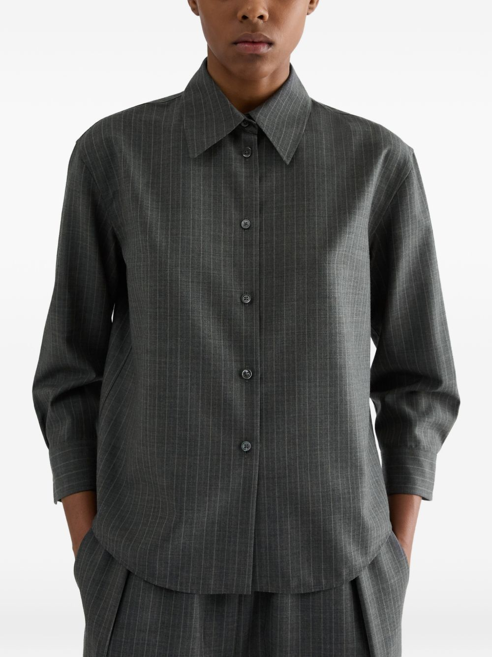 [Jil Sander] Shirts Long Sleeve FW26 J02DL0309J40336037