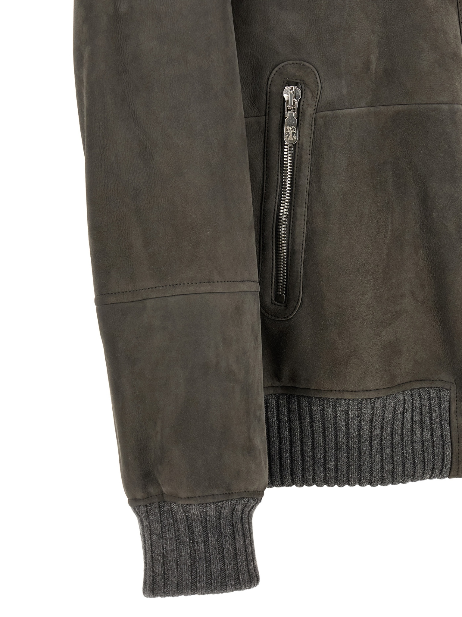 [Brunello Cucinelli] Leather Jacket FW26 MPMCU1737C9873