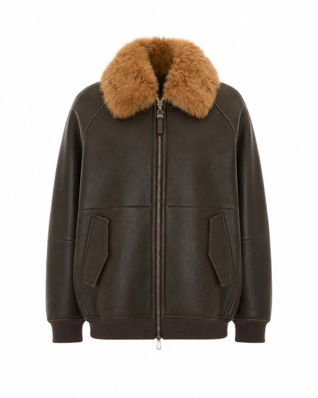 [Brunello Cucinelli] Leather Jacket FW26 MPMMA7564C9998