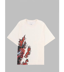 [Y - 3] T-shirts Short Sleeve FW26 KU2200_CHALKWHITE