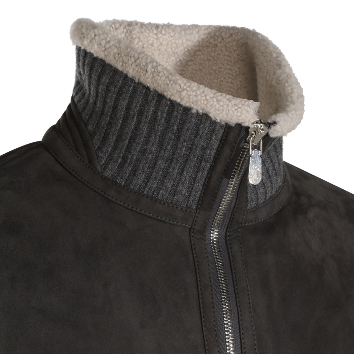 [Brunello Cucinelli] Leather Jacket FW26 MPMCU1737C9873