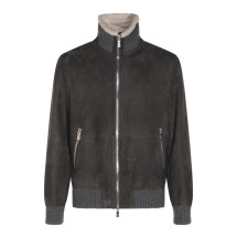 [Brunello Cucinelli] Leather Jacket FW26 MPMCU1737C9873