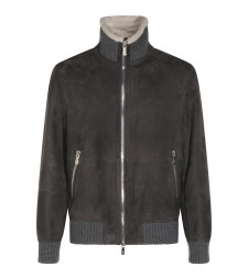 [Brunello Cucinelli] Leather Jacket FW26 MPMCU1737C9873