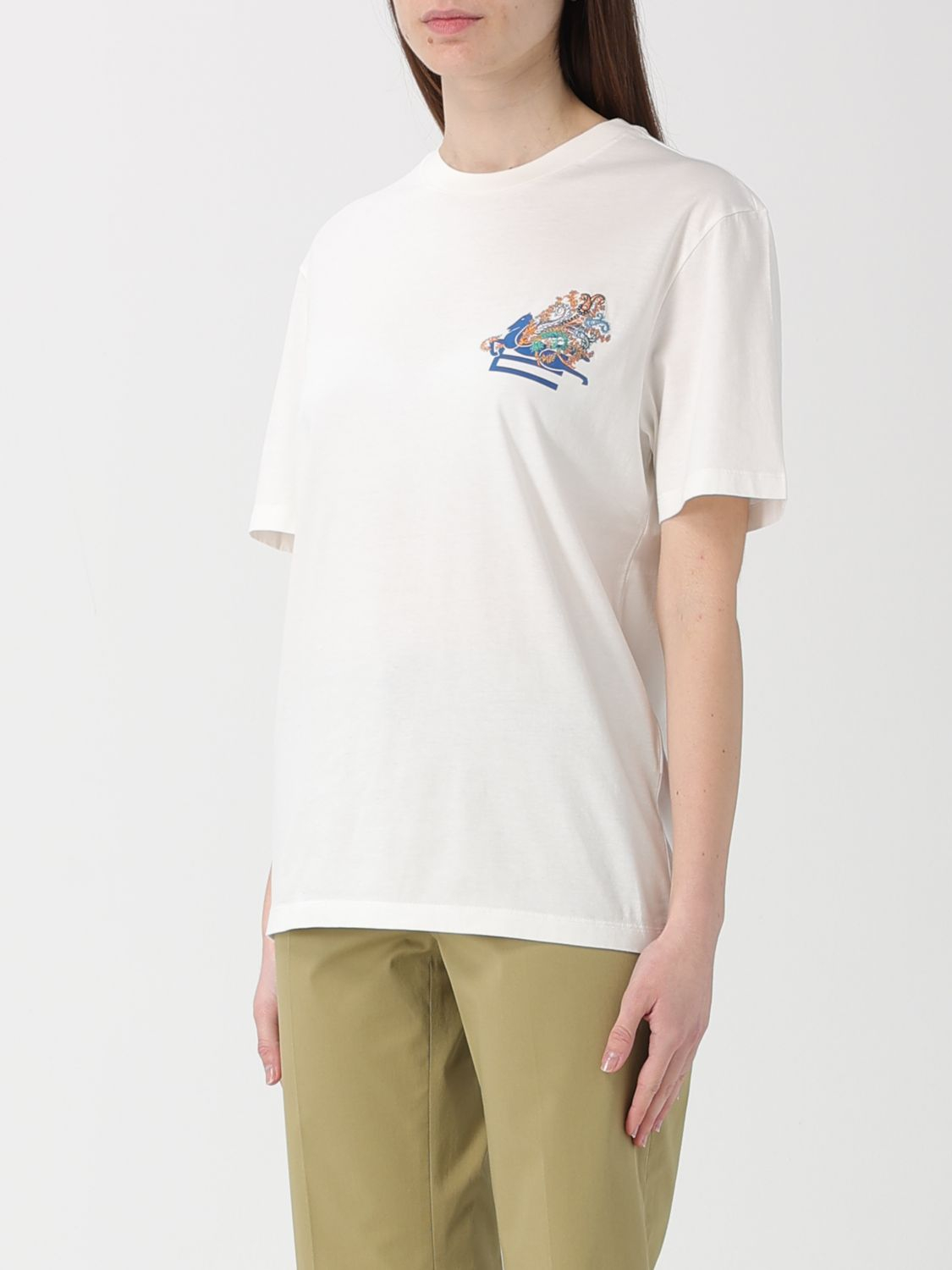[Etro] T-shirts Short Sleeve SS26 WRMA0005AR477 W4567