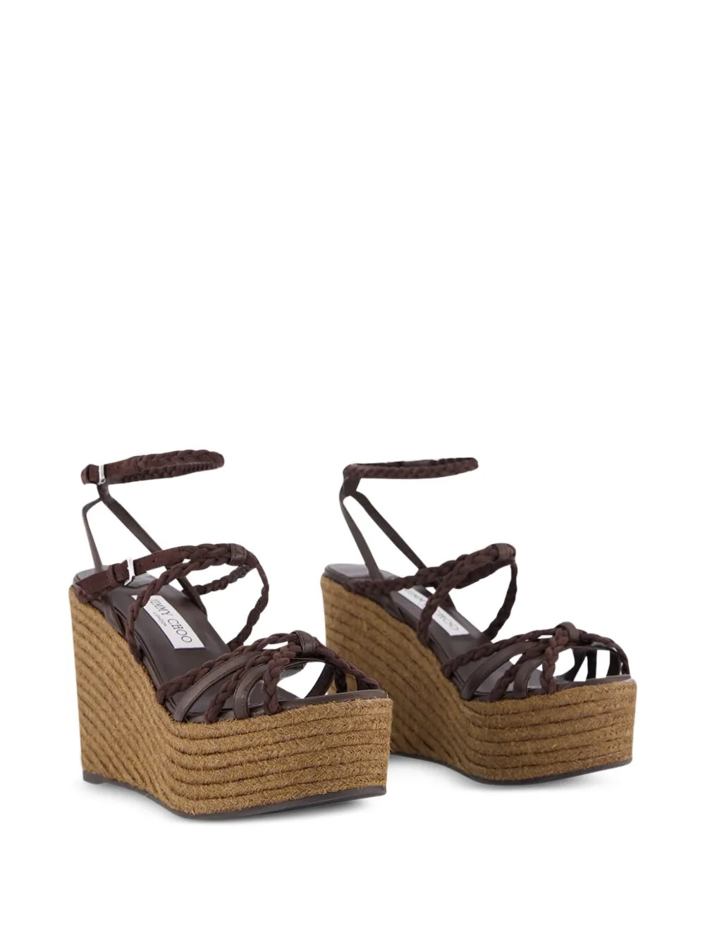 [Jimmy Choo] Espadrille SS26 NYRA100ZKNCHOCOLATECOFFEE