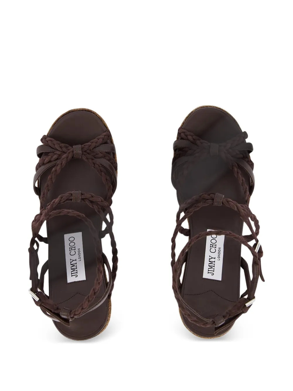 [Jimmy Choo] Espadrille SS26 NYRA100ZKNCHOCOLATECOFFEE