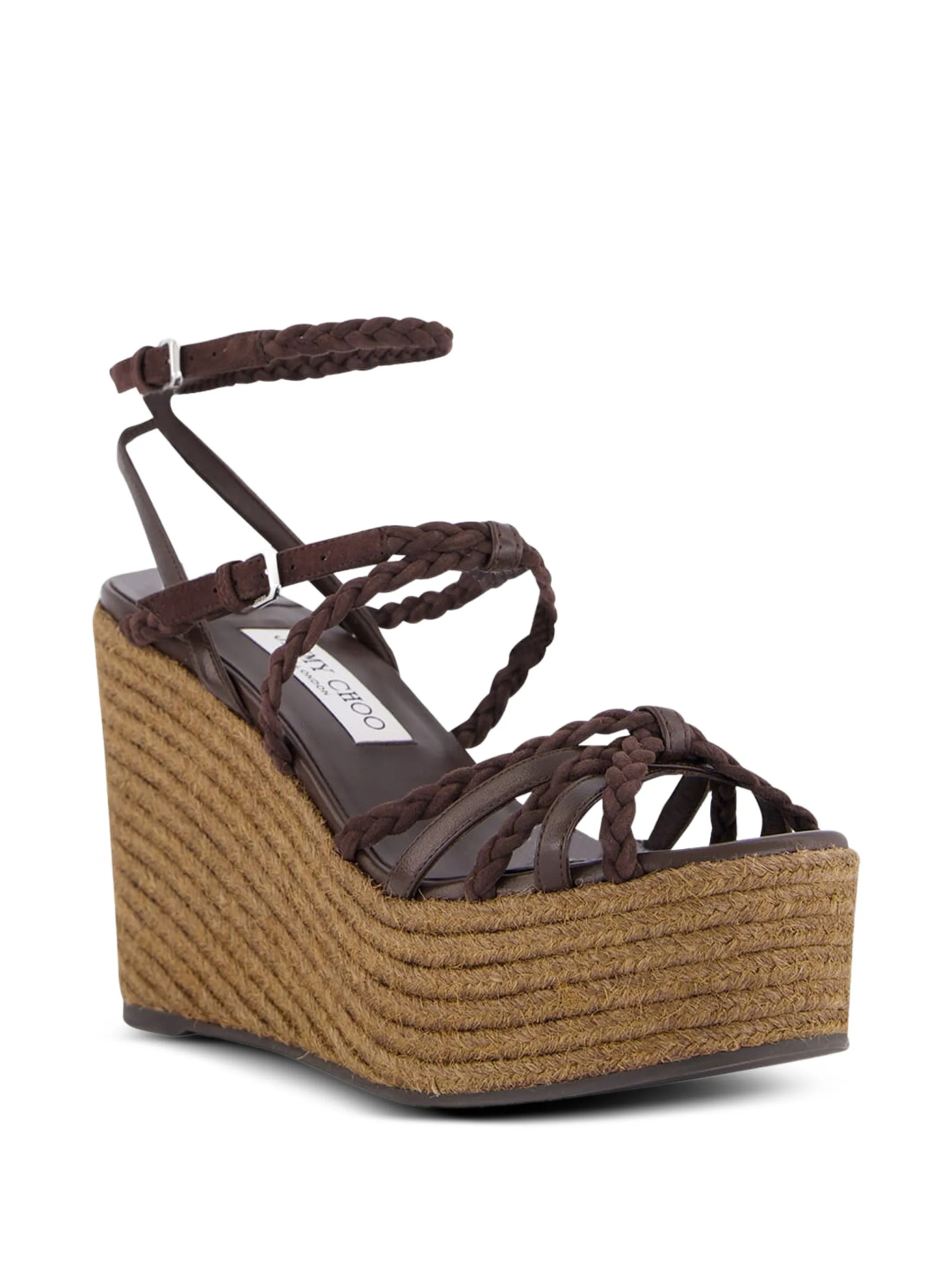 [Jimmy Choo] Espadrille SS26 NYRA100ZKNCHOCOLATECOFFEE