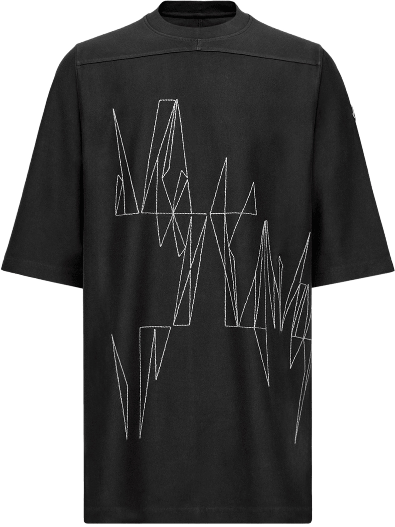 [Moncler X Rick Owens] T-shirts Short Sleeve SS26 MU01F8C0489B7R999