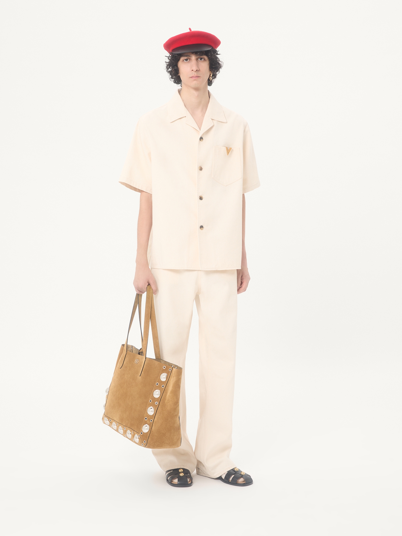 [Valentino Garavani] Shirts Short Sleeve SS26 8V3DBA10B9WA03