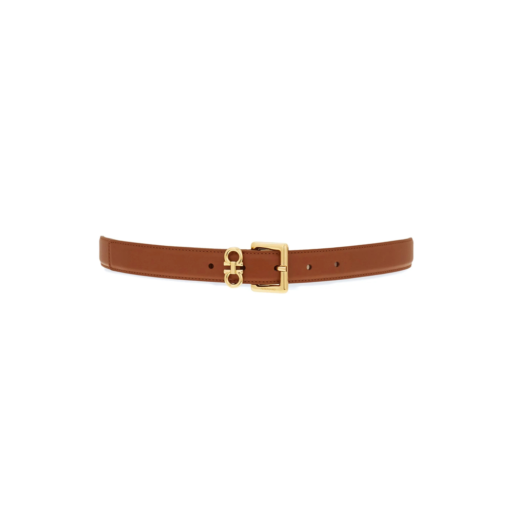 [Ferragamo] Belt FW26 230346 0780417- COGNA