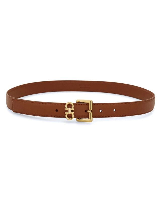 [Ferragamo] Belt FW26 230346 0780417- COGNA
