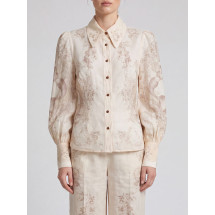 [Zimmermann] Shirts Long Sleeve SS26 4368TC26R MERMT