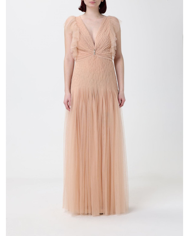 [ELISABETTA FRANCHI] Long sleeve dress SS26 AR80J62E2 EA1