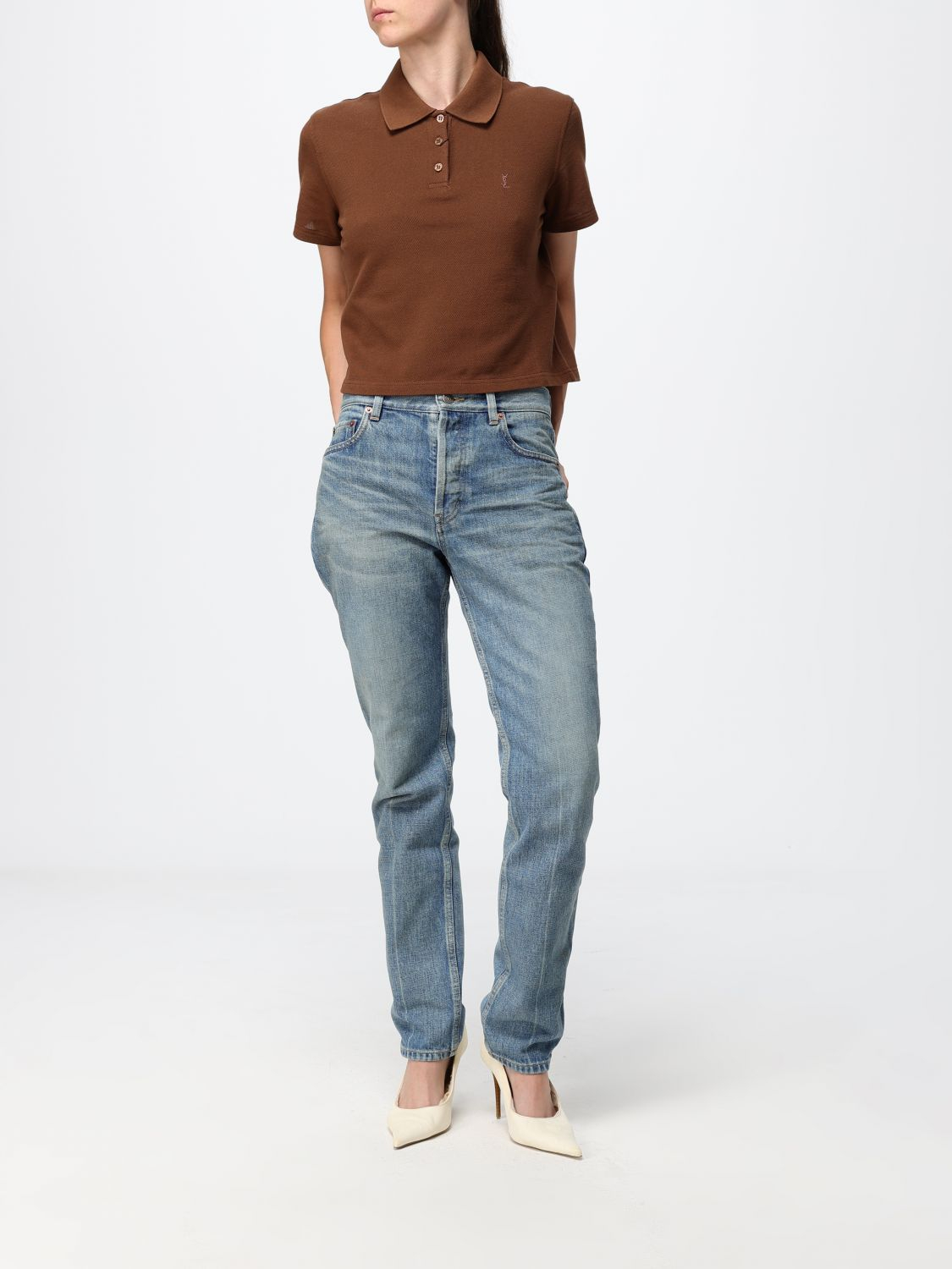 [Saint Laurent] T-shirts FW26 A003I4Y38EK 2298
