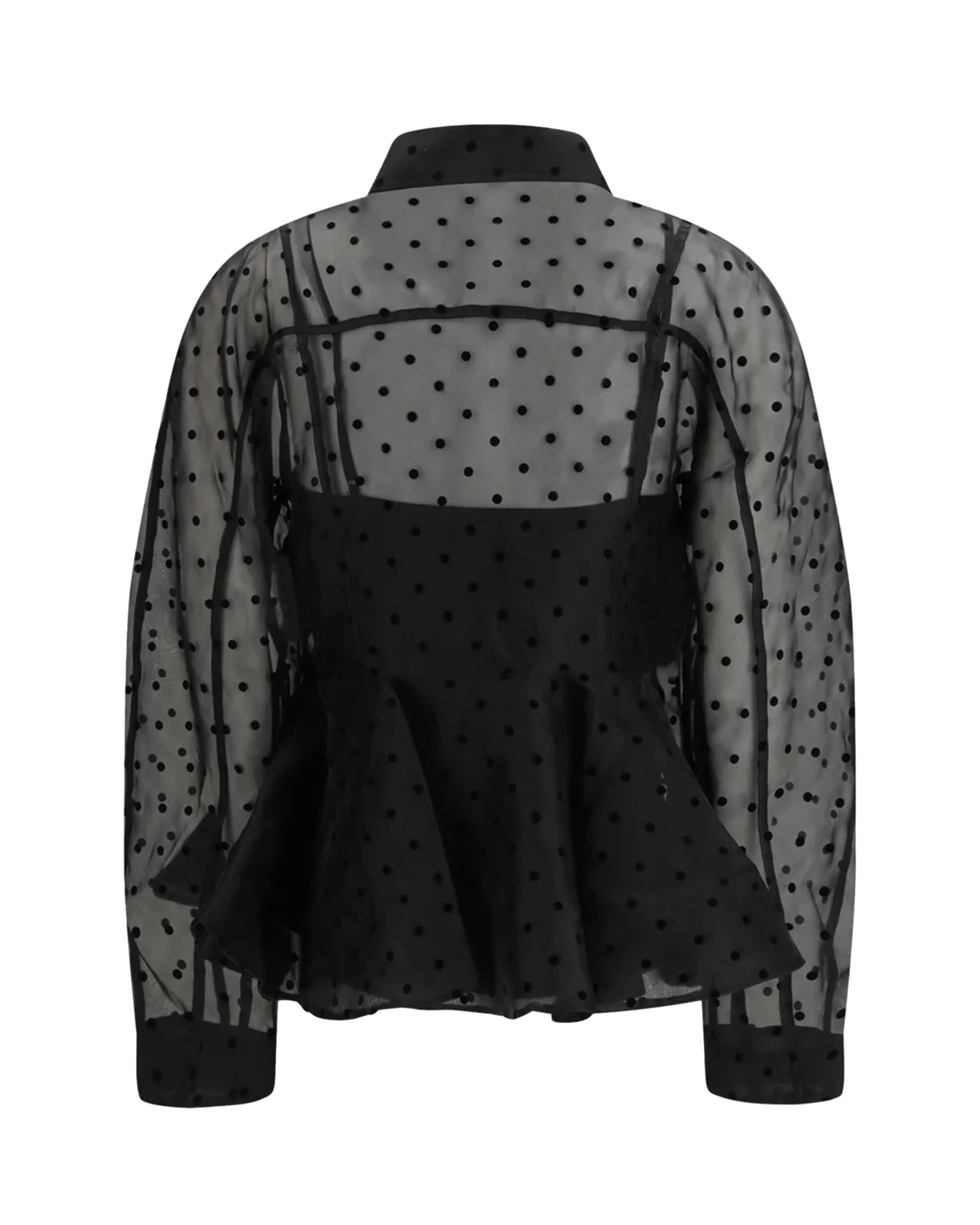 [GANNI] Shirts Long Sleeve SS26 A1040083099