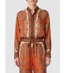 [Zimmermann] Shirt FW26 1499TSS263 TANGERINE PAISLEY
