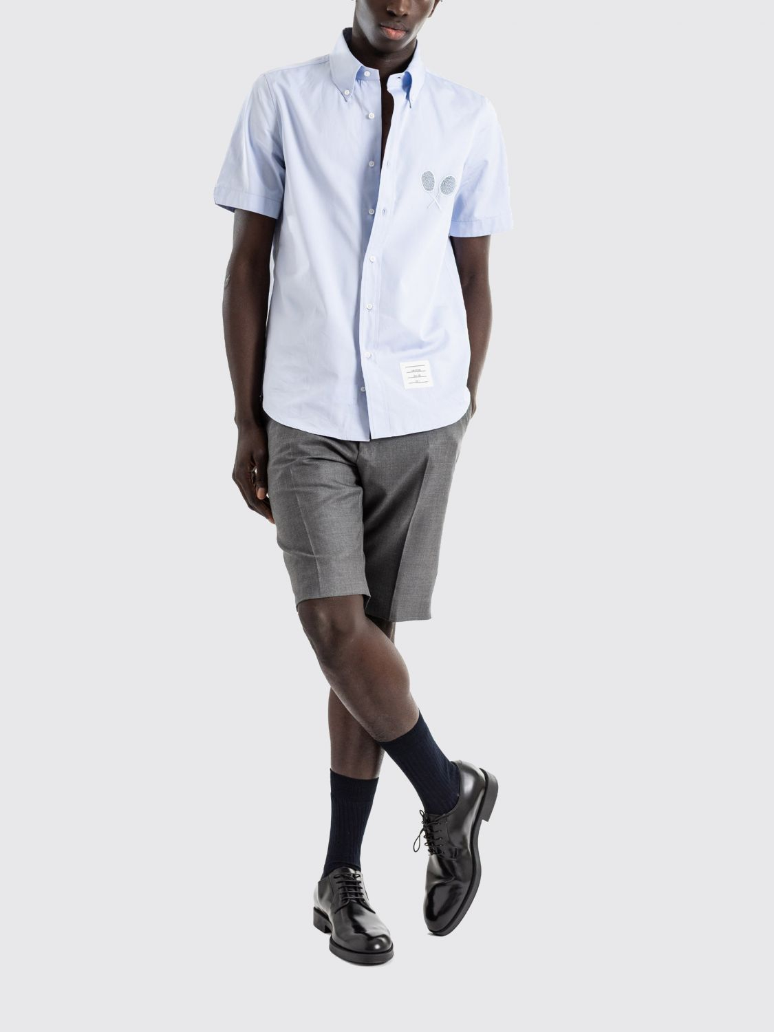 [Thom Browne] Shirts SS26 MWS330EE1490 480
