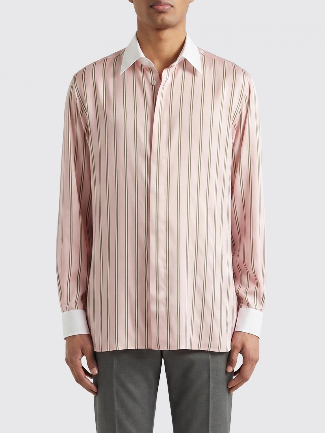 [Tom Ford] Shirts Long Sleeve SS26 HRN006FMS109 PPA