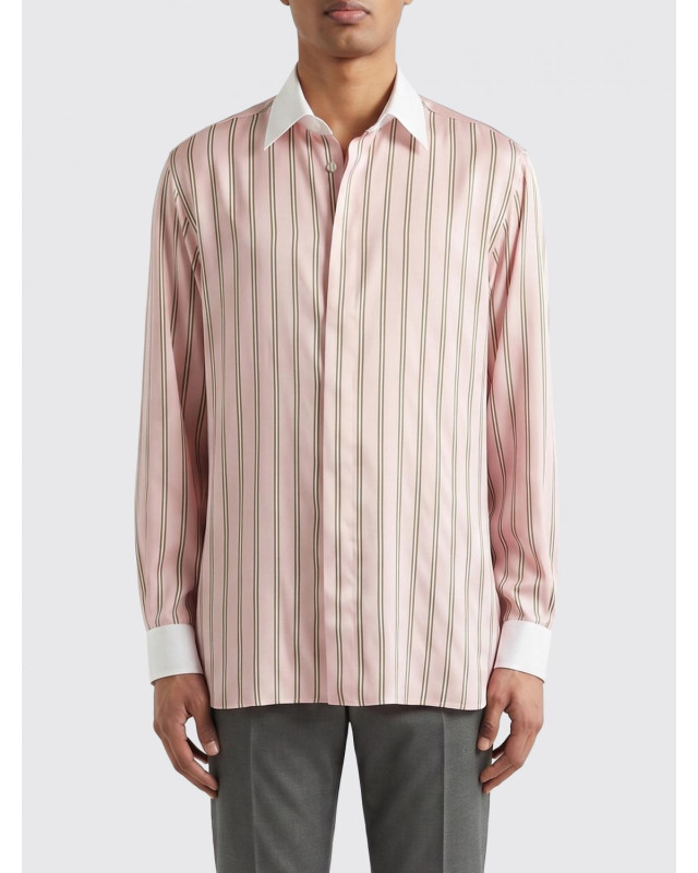 [Tom Ford] Shirts Long Sleeve SS26 HRN006FMS109 PPA