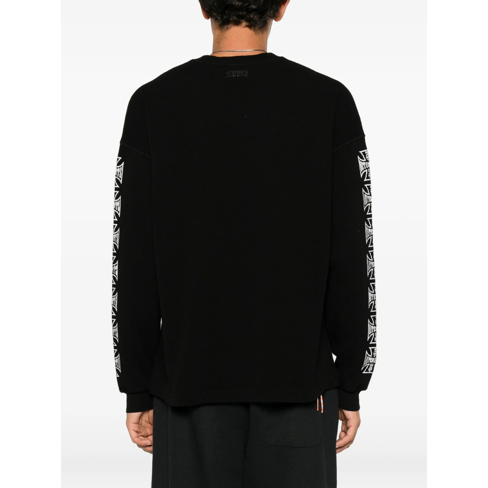 [Vetements] Sweatshirt FW26 MH27LS213B  BLACK