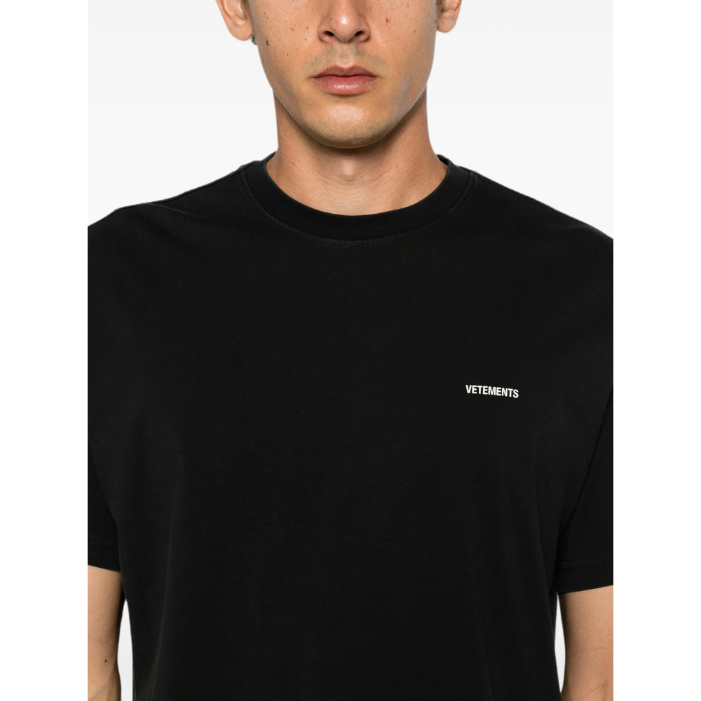 [Vetements] T-shirts Short Sleeve FW26 MH27TR161B  BLACK
