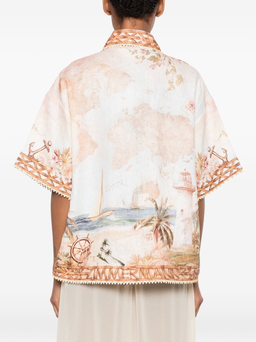 [Zimmermann] Shirt FW26 7632TSS263ISMB
