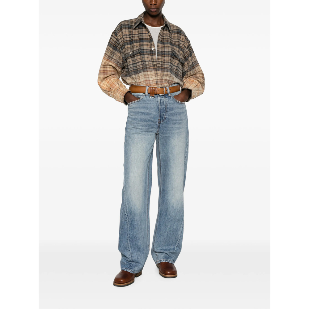 [R13] Shirts Long Sleeve FW26 R13WR415 R855B BLUYE