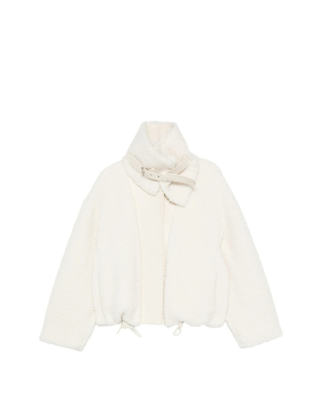 [SPORTMAX] Leather Jacket FW26 SPXFILTRO 269F 001