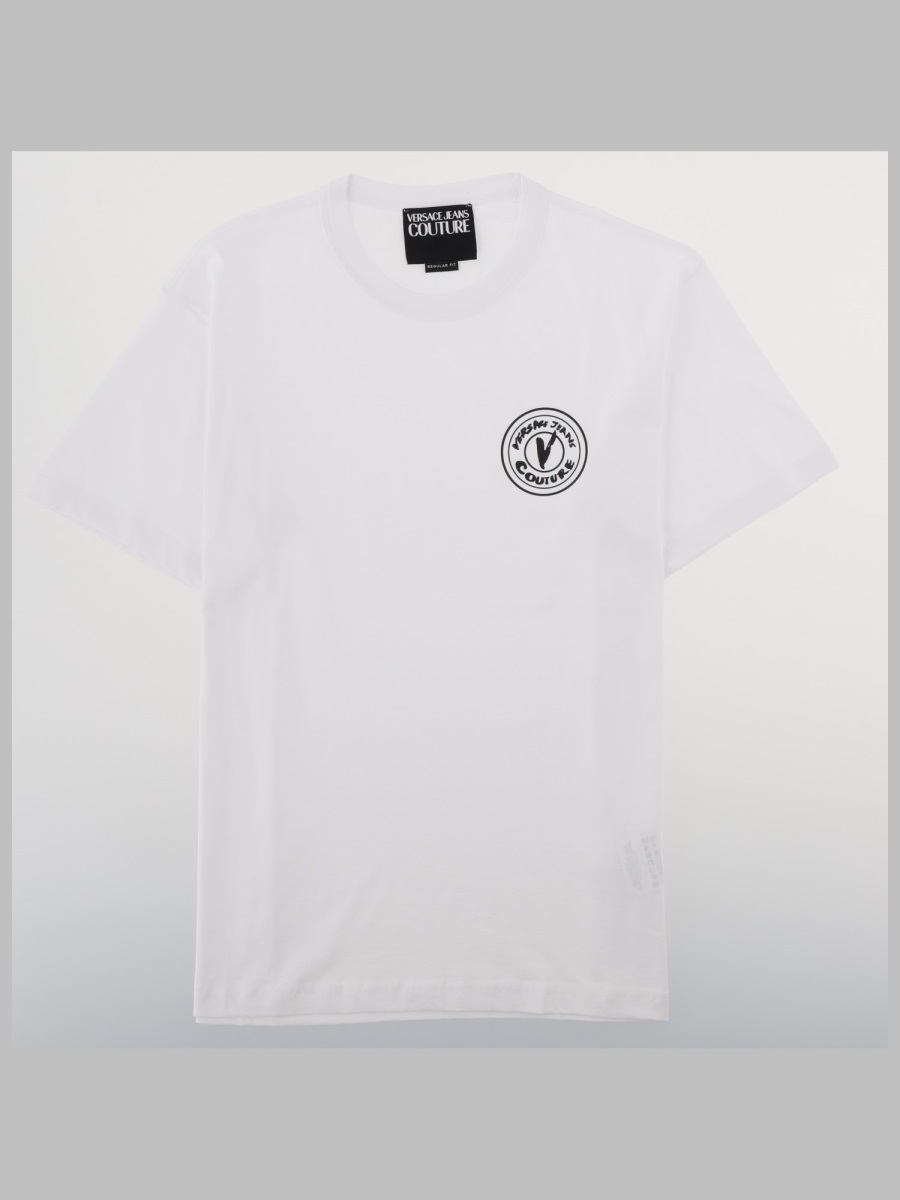 [VERSACE JEANS COUTURE] T-shirts Short Sleeve FW26 78GAHE07_CJ00EZ03