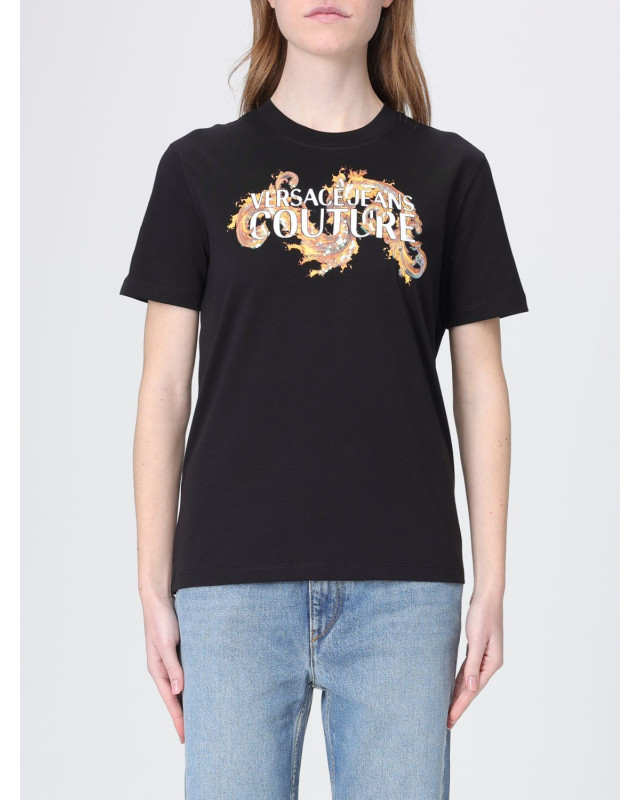 [VERSACE JEANS COUTURE] T-shirts Short Sleeve SS26 80HAHE02CJ00E G89