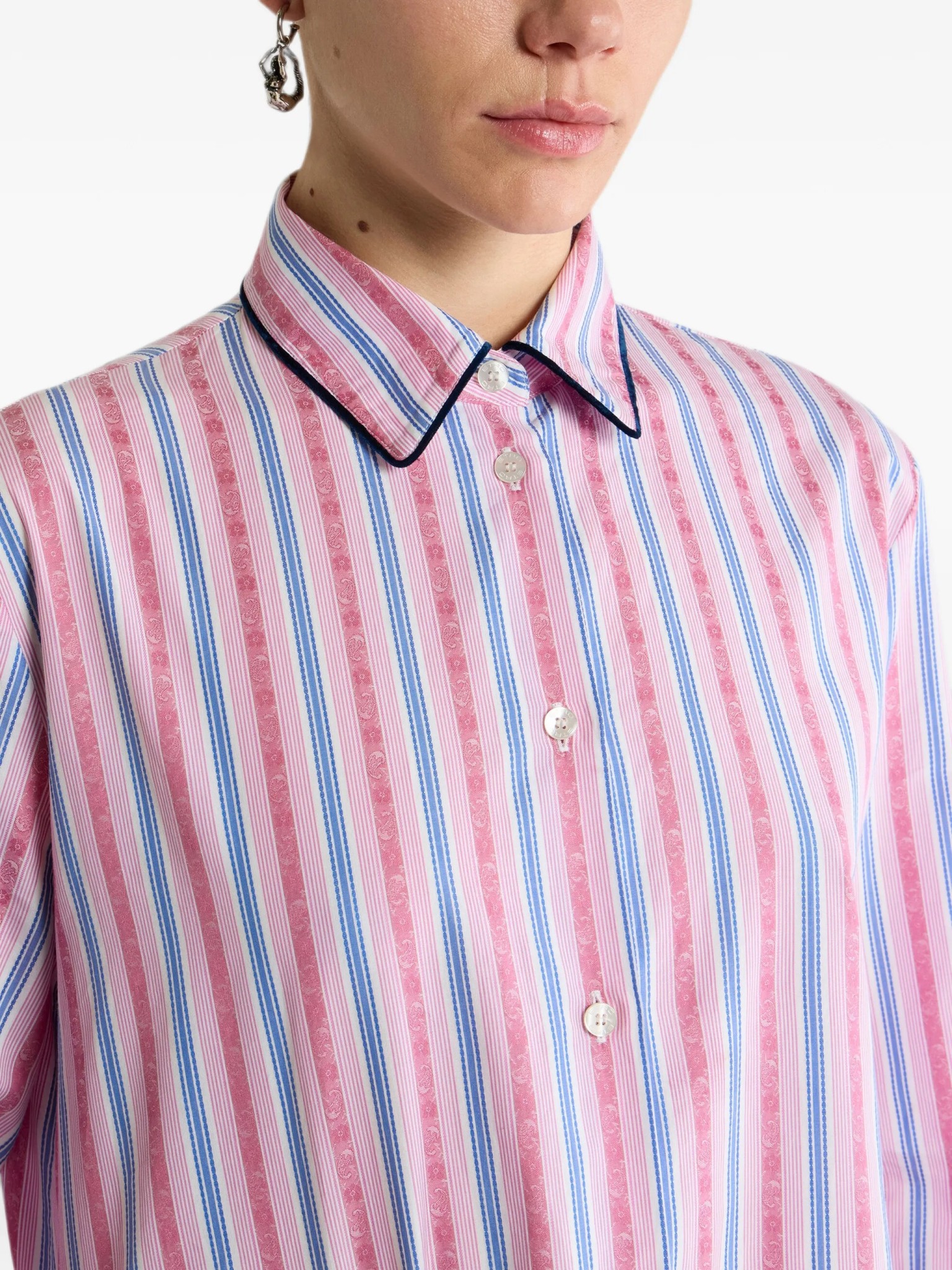 [Etro] Shirts Long Sleeve FW26 WRIA0013 99TJ51E