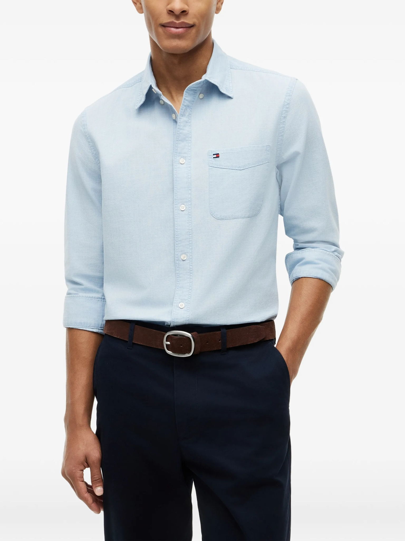 [Tommy Hilfiger] Shirts Long Sleeve FW26 MW0MW43316
