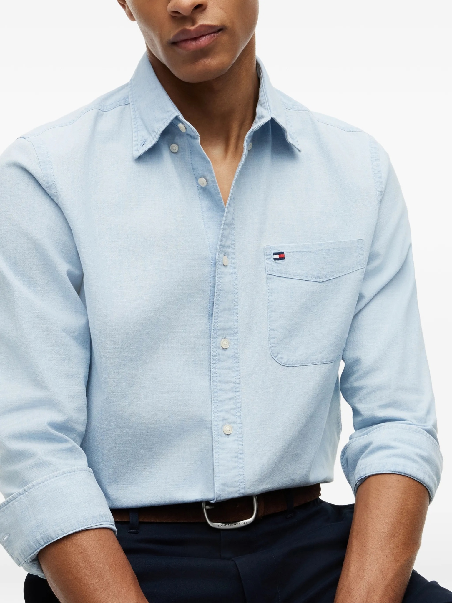 [Tommy Hilfiger] Shirts Long Sleeve FW26 MW0MW43316