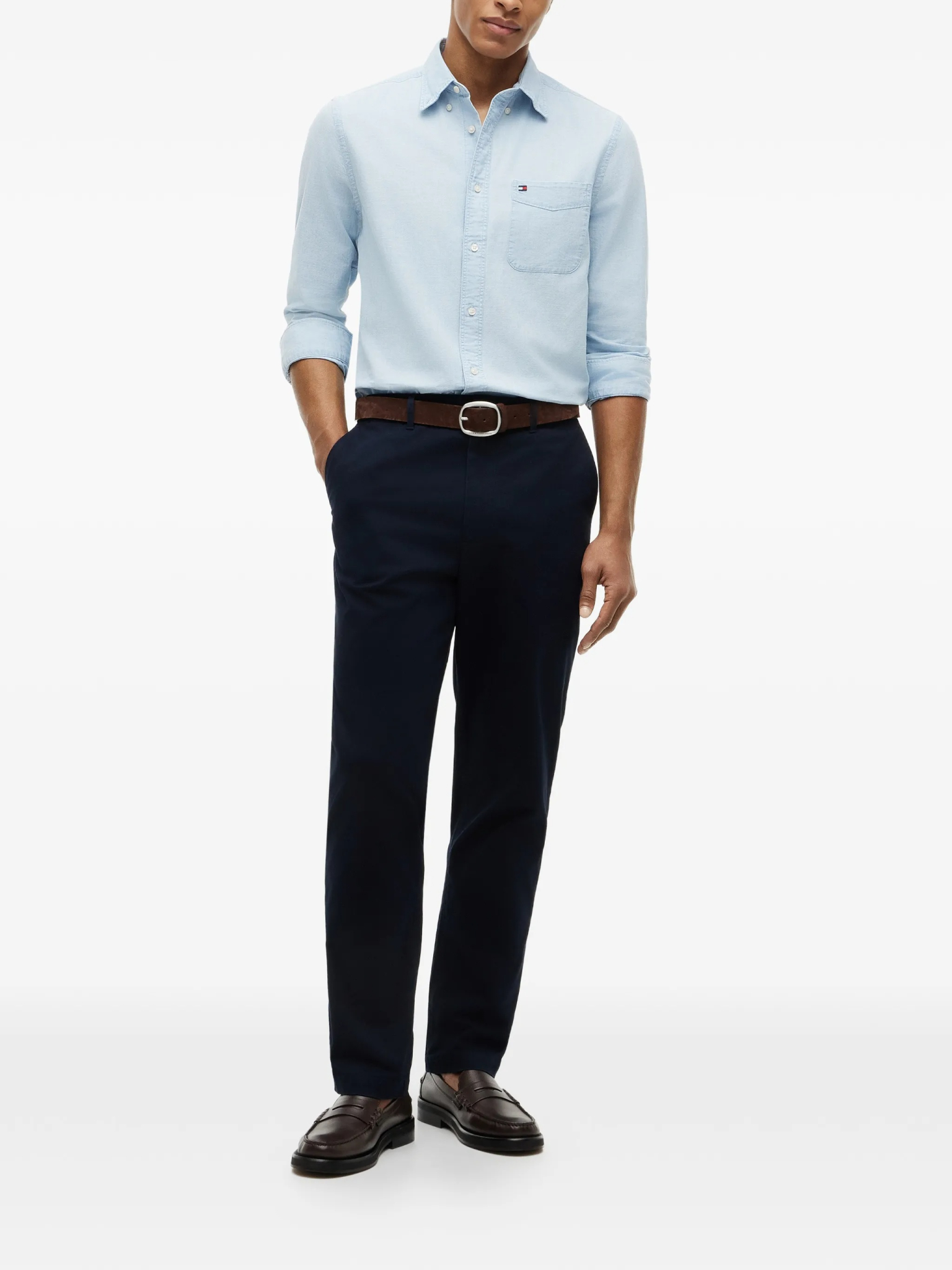 [Tommy Hilfiger] Shirts Long Sleeve FW26 MW0MW43316