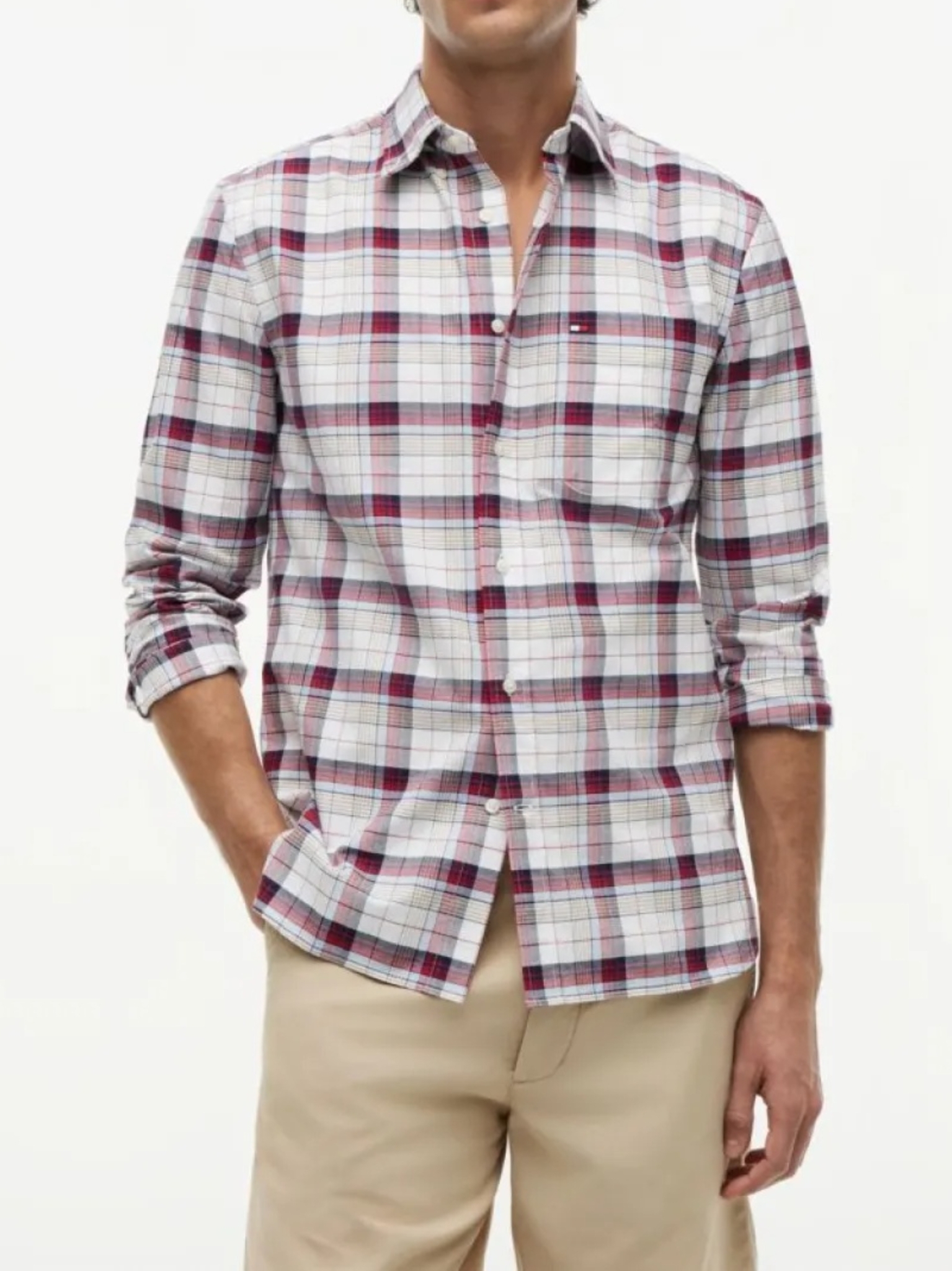 [Tommy Hilfiger] Shirts Long Sleeve FW26 MW0MW43306