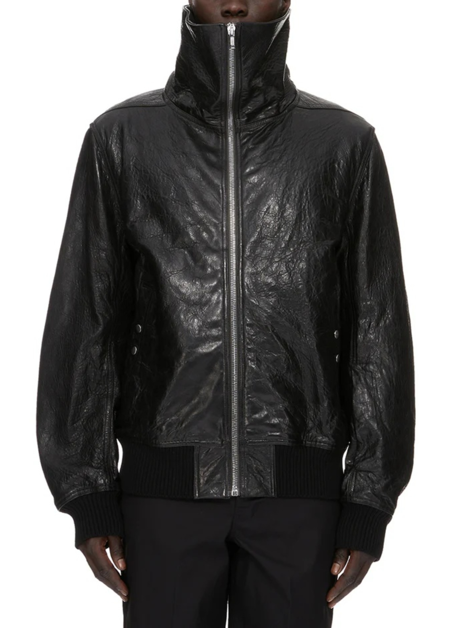 [Rick Owens] Leather Jacket FW26 RU02F4751 LBE