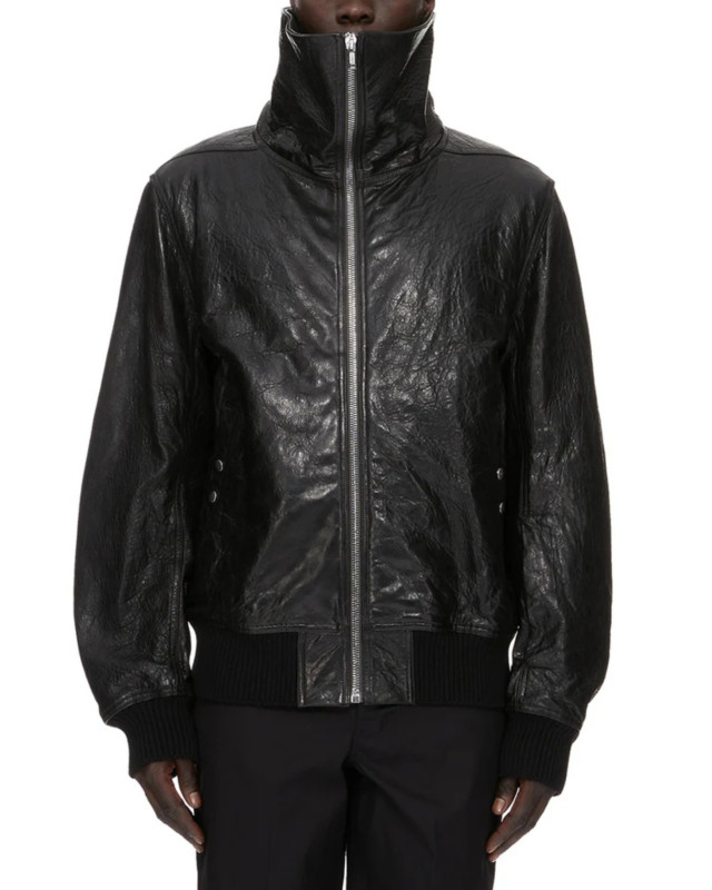 [Rick Owens] Leather Jacket FW26 RU02F4751 LBE
