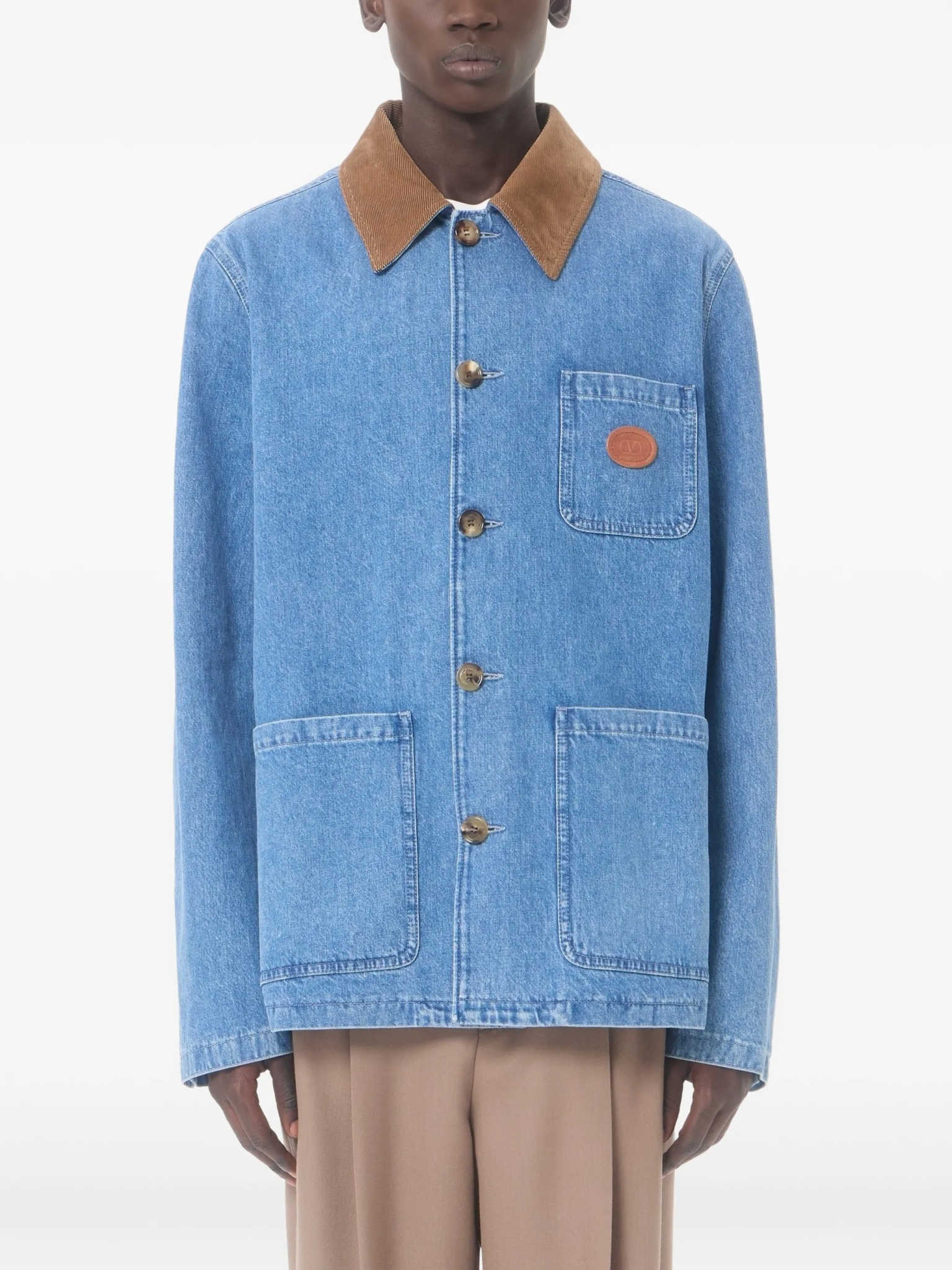[Valentino] Denim jacket FW26 9V3DC04YBKQ