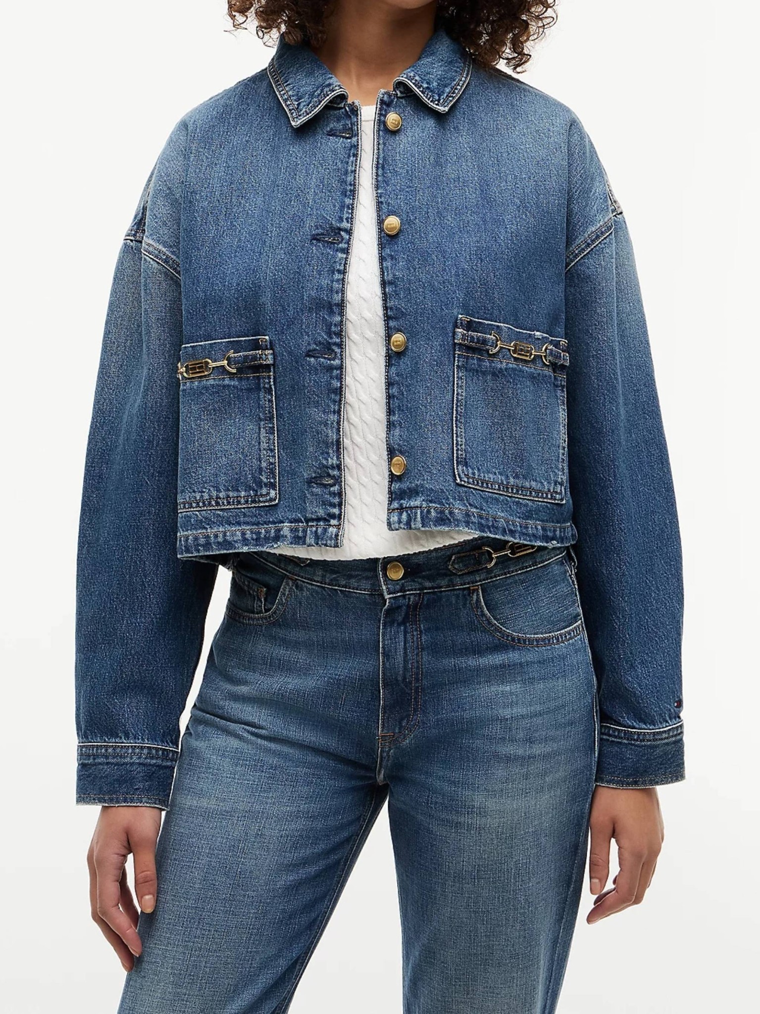 [Tommy Hilfiger] Denim Jacket FW26 WW0WW50962