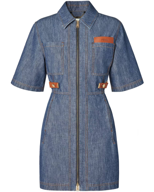 [Fendi] Short sleeve dress FW26 FLD576 AW8H
